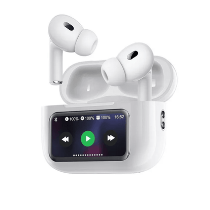 Luvessi™ Smart Touch Display Earbuds | 48Hr Playtime | Fast Charging | Deep Bass