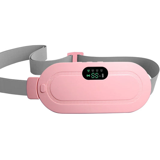 "Period Cramp Relief Heating & Massage Belt – Pink"