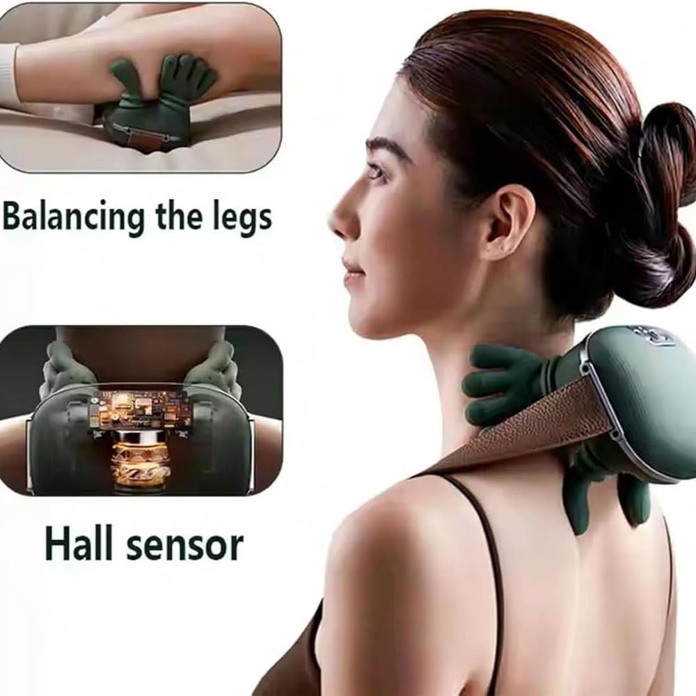 Bionic 4D Heated Neck & Back Massager – Wireless Pain Relief