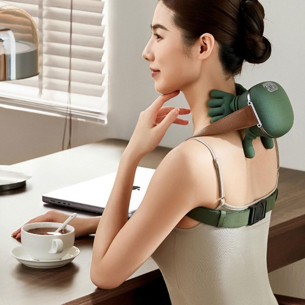 Bionic 4D Heated Neck & Back Massager – Wireless Pain Relief