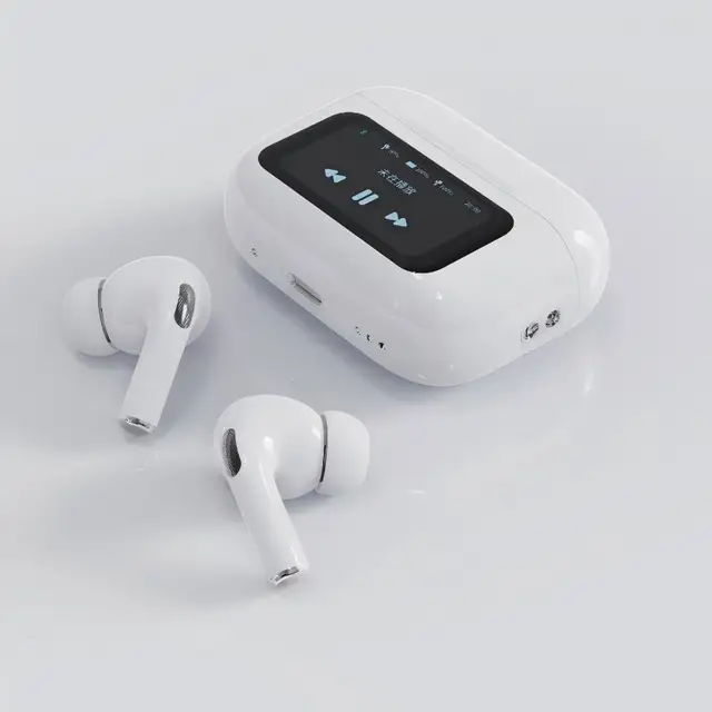 Luvessi™ Smart Touch Display Earbuds | 48Hr Playtime | Fast Charging | Deep Bass